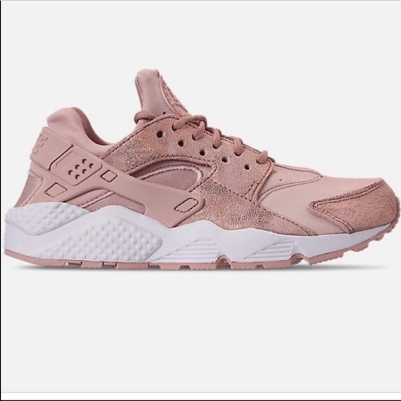 ‼️sold‼️Rare Nike Huarache Run Rose Gold 9W - Picture 3 of 8
